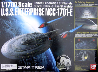 U.S.S. Enterprise-E 1:1700 Model Kit by Bandai